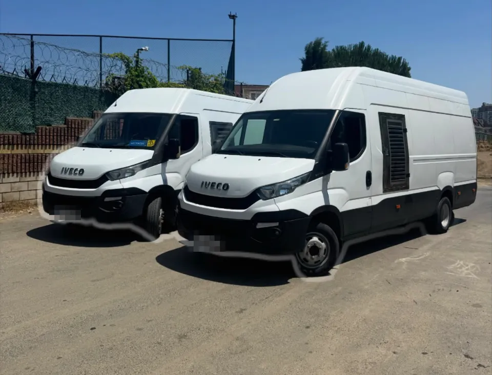 Ergül Jeneratör filosundan iki adet araca monte mobil jeneratör (Iveco)